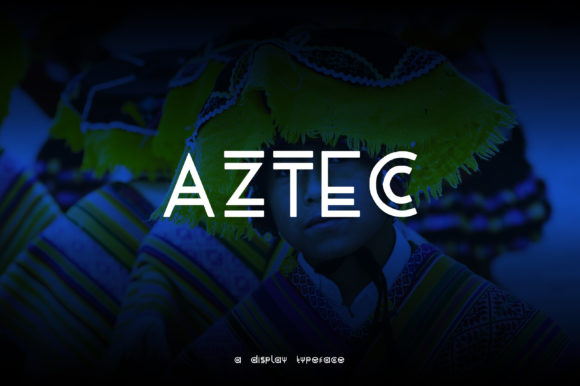 Aztec: The Minimal and Modern Display Font for Creative Projects