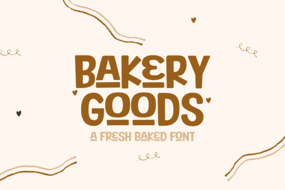 Bakery Goods: A Vintage Display Font for Creative Campaigns