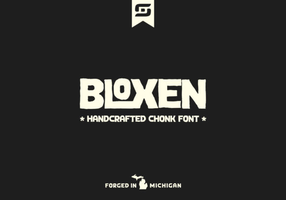 Bloxen: A Unique Display Font for Creative Web Design