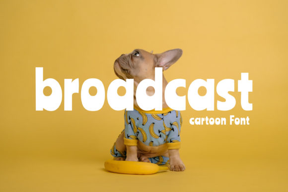 Broadcast: A Fun and Playful Display Font for Web Design