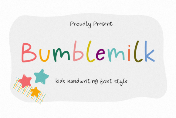 Bumblemilk: A Charming Handwritten Font for Creative Makers