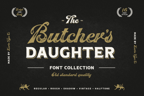 Butcher s Daughter: A Bold Vintage Font for Makers