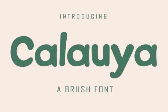 Calauya: A Versatile Display Font for Creative Branding