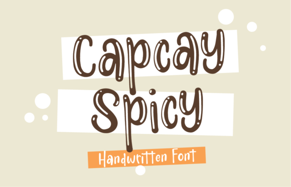 Capcay Spicy: A Quirky and Relaxed Display Font for Editorial Design