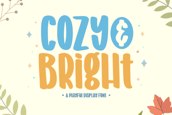 Cozy and Bright: A Playful Display Font for Editorial Charm