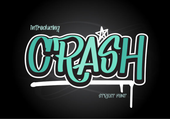 Crash: A Graffiti-Style Display Font for Bold Branding