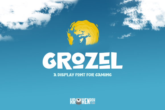 Discover Grozel: A Playful and Cool Gaming Display Font