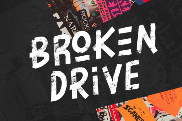 Discover the Bold Elegance of Broken Drive Font