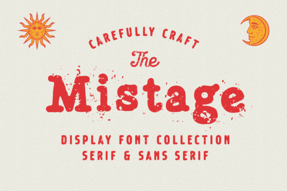 Discover the Charm of Mistage: A Vintage Duo Font