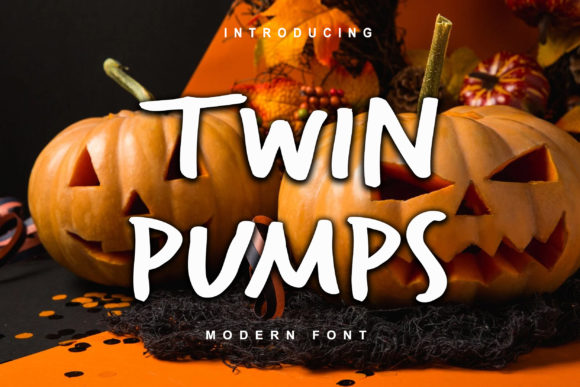 Discover the Charm of Twin Pumps: A Versatile Display Font