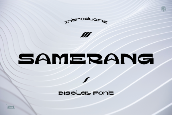 Discovering Samerang: A Whimsical Display Font for Creative Projects