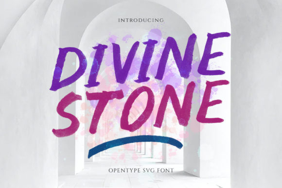 Divine Stone: A Fresh and Playful Font for Your Brand
