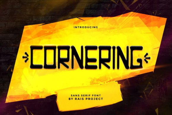 Enhance Your Brand with Cornering, the Trendy Display Font