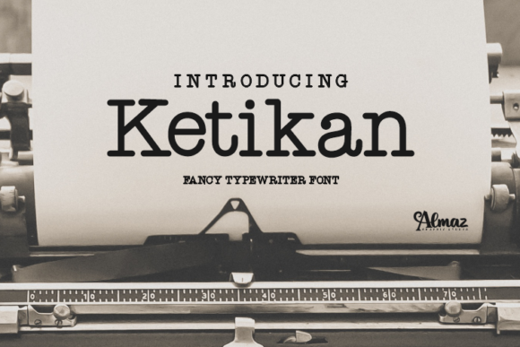 Enhance Your Brand with Ketikan, the Unique Typewriter Font