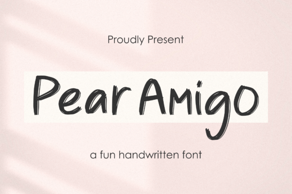 Enhance Your Brand with Pear Amigo: A Fun Handwritten Font