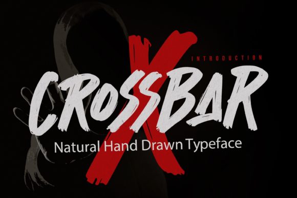 Exploring Crossbar: A Unique Brushed Display Font