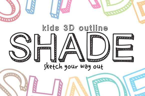 Exploring the Versatile Kids 3D Outline Shade Font