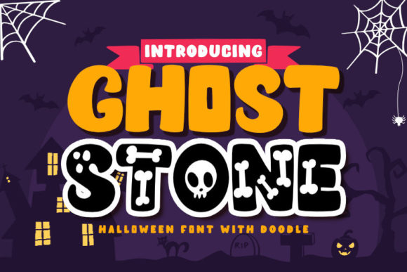 Ghost Stone: A Spooky and Playful Display Font