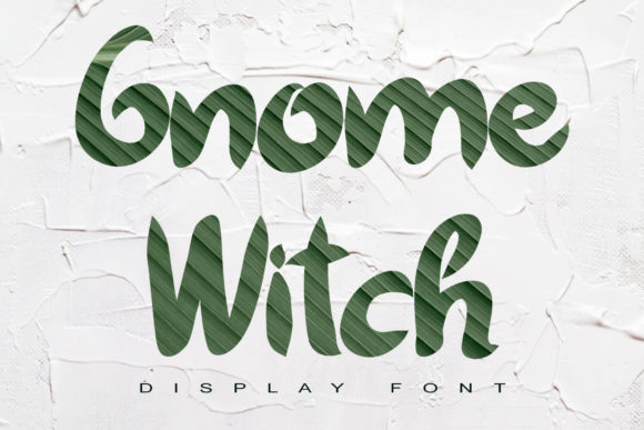 Gnome Witch: A Trendy Display Font for Editorial Design