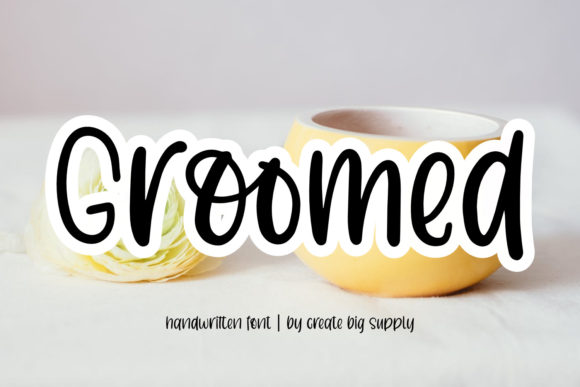 Groomed: A Cool, Friendly Display Font for Modern Campaigns