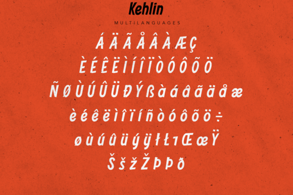 Kehlin: A Modern Display Font for Editorial Design