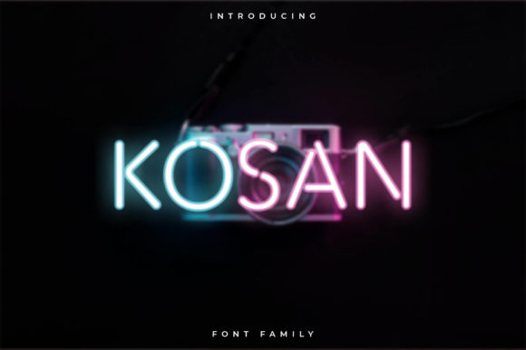 Kosan: A Modern Display Font for Web Design