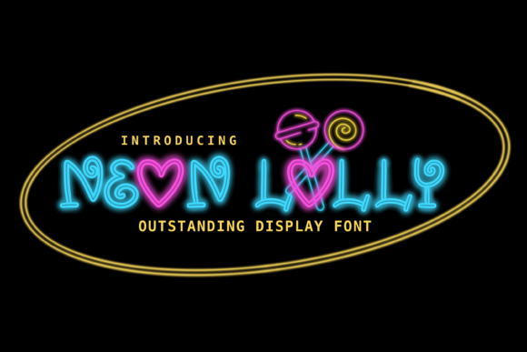 Neon Lolly: A Vibrant Display Font for Web Design