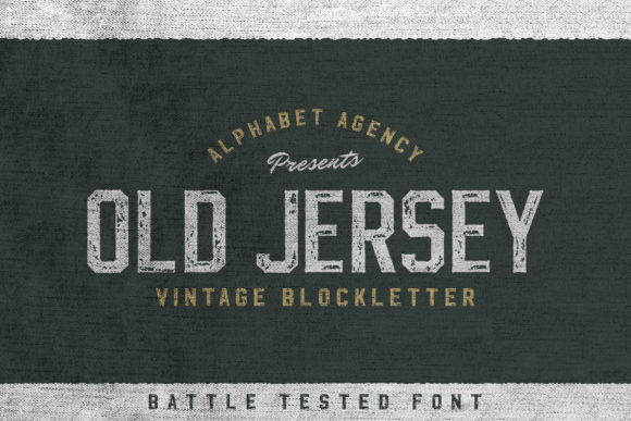 Old Jersey: A Versatile Vintage Display Font for Web Design