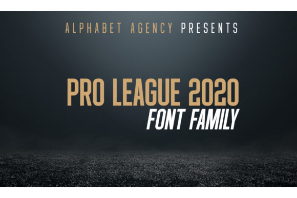 Pro League 2020: A Modern, Bold Display Font for Marketers