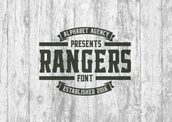 Rangers: A Bold and Thick Display Font for Editorial Design