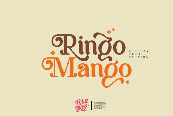 Ringo Mango: A Chic and Trendy Display Font for Distinct Branding