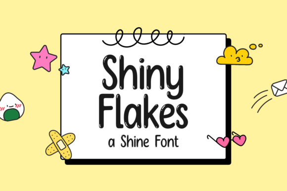 Shiny Flakes: A Versatile Display Font for Creative Branding