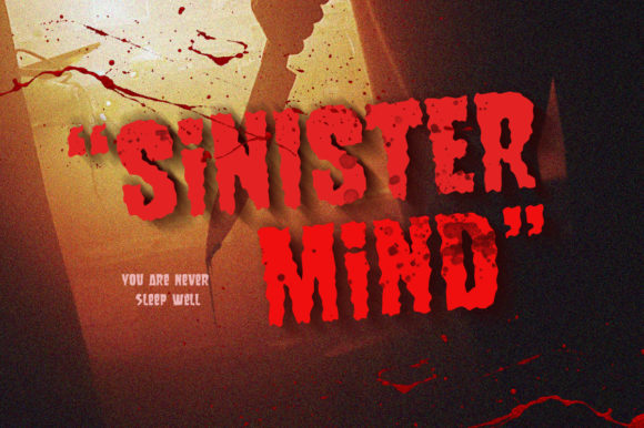 Sinister Mind: A Standout Font for Creepy and Elegant Designs
