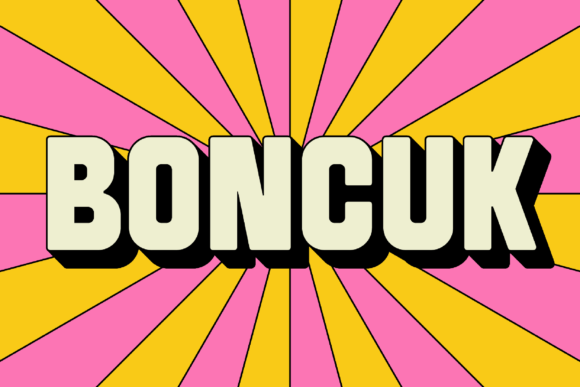 SK Boncuk: Elevate Your Campaigns with This Bold Display Font