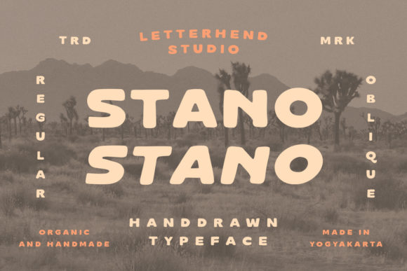 Stano: A Bold and Vintage Display Font for Web Design