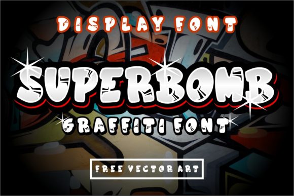 Superbomb: A Bold and Graffiti-Inspired Font for Your Brand
