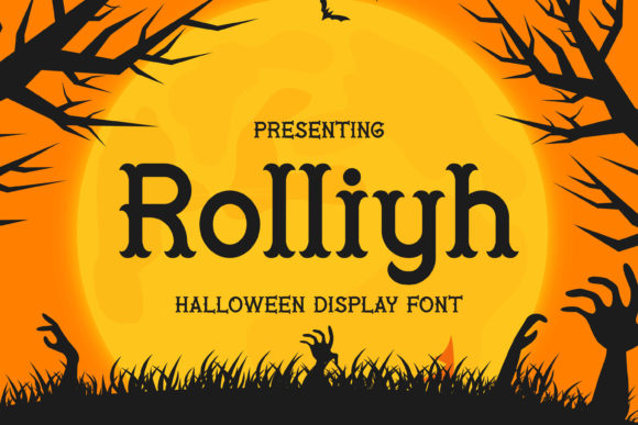 Unleash Creativity with Rolliyh: A Creepy and Dark Display Font