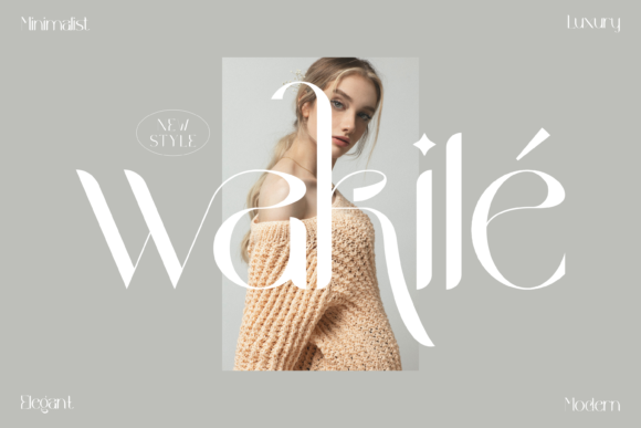 Wakile: A Delicate and Beautiful Display Font for Marketers