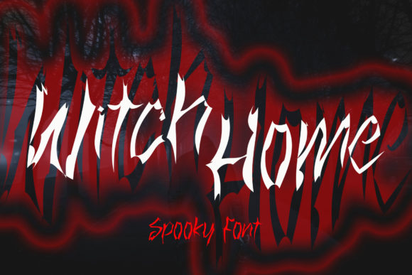 Witch Home: A Creepy-Styled Display Font for Bold Branding
