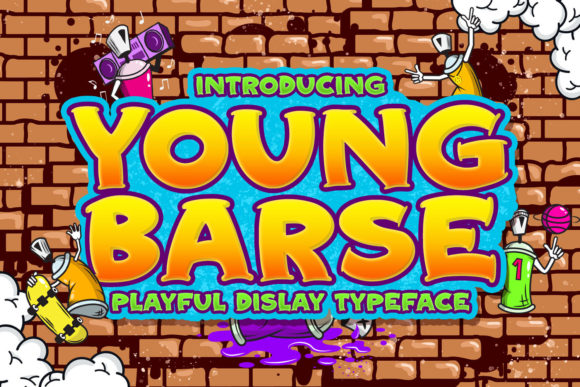 Young Barse: A Bold and Playful Font for Crafters